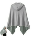 thumbnail image 5 of Portable Cloak Hooded Quick Drying Button Design Lightweight Cool Feeling Cloak Washable Easy to Wear Beach Cloak, 5 of 8