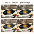 thumbnail image 7 of ODIKA 3'x5' Ultra-Soft Throw Mat, Personalized Guitar Vinyl Disc Musical Note Movie Theater Juice None Washable, Bare feet friendly, Easy Care Indoor rug for Bedside, Vanity, 7 of 7
