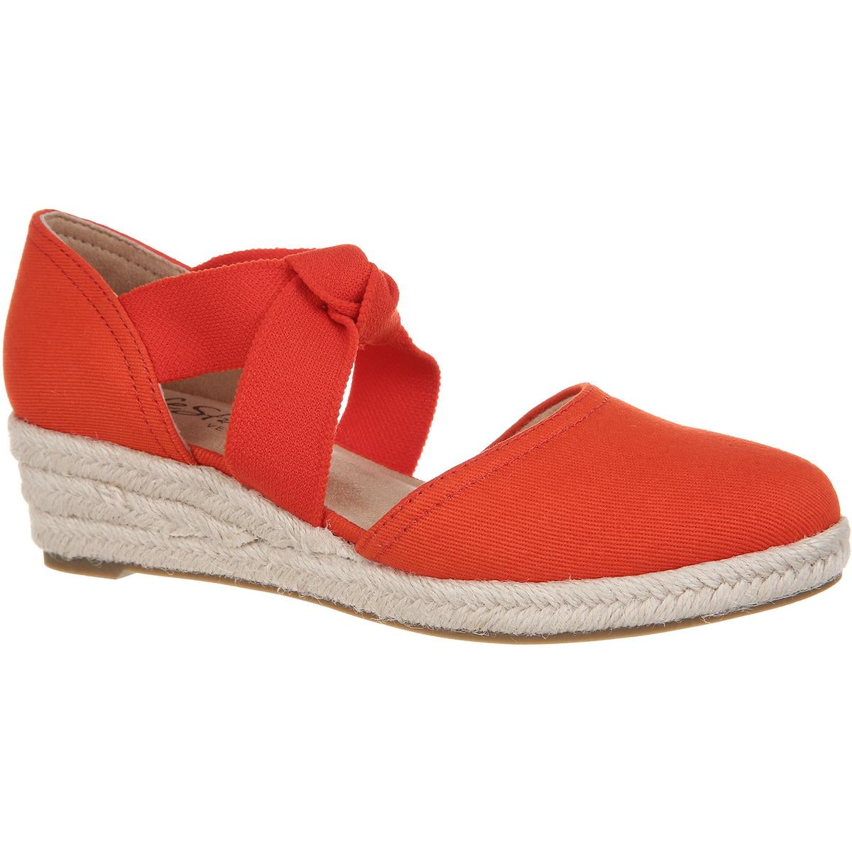 LifeStride Womens Kascade Slip On Strappy Espadrilles - Walmart.com