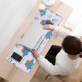 thumbnail image 3 of Long Mouse Pads for Desk,Lavender Dinosaurs Hatching Eggs Desk Mats on Top Of Desks, Desk Mouse Pad Extra Large with 3mm Non-Slip Base and Stitched Edge for Gaming,Office,Work,Home 31.5"x11.8", 3 of 6