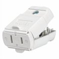 thumbnail image 1 of Leviton 15A-125V White 15A Polarized Clamptite Connector, 1 of 3