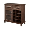thumbnail image 3 of Gramercy Way Small Mahogany Bar Cabinet with Glass Door, 3 of 10