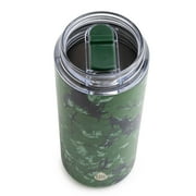 TAL Stainless Steel Tall Boy Water Bottle 18 fl oz, Camo Leaf