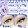 thumbnail image 4 of Magnetic Eyelashes, Natural Look Magnetic Lashes Kit with Magnetic Lash Applicator, Wispy Cat Eye lashes, Reusable Magnetic Eyelashes Kit, No Glue or Eyeliner, 4 of 6
