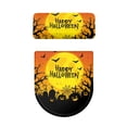 thumbnail image 5 of HELLHERO Halloween Moon Bats Adjustable Toilet Seat Covers & Stretch Fit Elastic Edge Universal with 2-Piece Toilet Top Cover, 5 of 8
