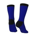 thumbnail image 5 of Uemuo Navy Pattern Women's Crew Socks, Soft Durable Breathable Moisture-Wicking with Odor Control Cotton socks, 5 of 9