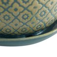 thumbnail image 5 of DecMode 8", 6", 5"H Indoor Outdoor Beige Ceramic Planter with Attached Saucer (3 Count), 5 of 8