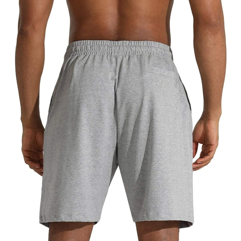 THE GYM PEOPLE Men's Lounge Shorts with Deep Pockets Loose-fit