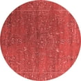 thumbnail image 1 of Ahgly Company Indoor Round Oriental Red Industrial Area Rugs, 8' Round, 1 of 4