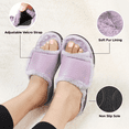 thumbnail image 4 of Aerothotic Hadley Women’s Cozy Faux Fur Slippers – Indoor House Shoes with Memory Foam Comfort, 4 of 6