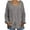 Gray, variant on Hoodle Sweaters for Women V Neck Long Sleeve Chunky Cable Knit Sweaters Loose Casual Blouse tops Beige, S-XXL