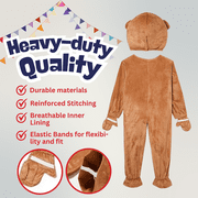 Dress Up America Brown Bear Child Costume - Medium 8-1030-32 waist, 45-50 height