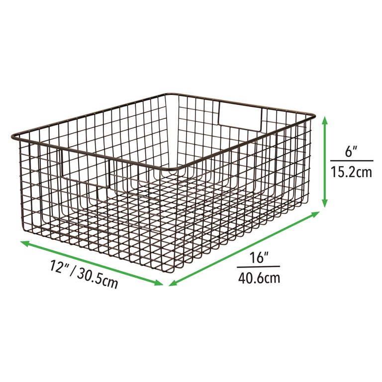 mDesign Metal Wire Food Organizer … curated on LTK