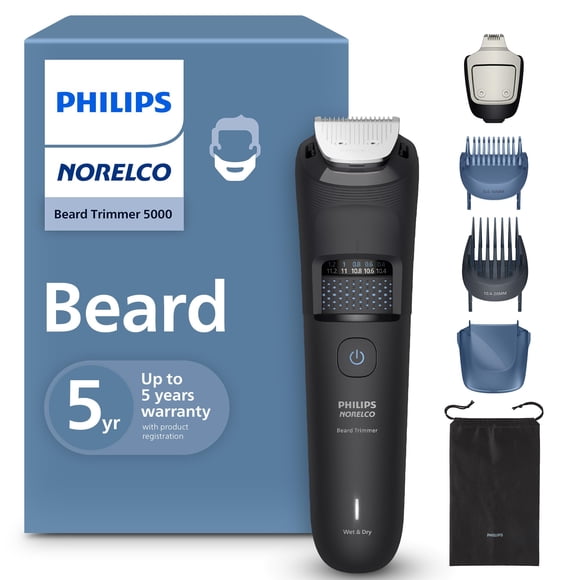 Recortadora de barba Norelco Philips 5000 Series BT5775/40 a prueba de agua