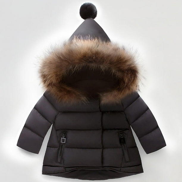Mother S Day 2022 Voberry Boys Girls Winter Jacket Baby Kids Hooded Snowsuit Coat Autumn Warm Children Clothes Down Windproof Outerwear Black 12 18 Months On Clearance Com Mother S Day 2022 Voberry Boys Girls, 18 Mo Winter Coat
