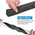 thumbnail image 4 of Qucyy Foam Strips with Adhesive, 1 Inch Wi X 1 Inch Thick, Neoprene Weather Stripp, 4 of 5