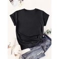 thumbnail image 2 of Camiseta de San Valentín para mujer, 100 % algodón, cuello redondo informal con estampado de Cupido y Arcoíris, tejido de punto ligeramente elástico, largo regular - Ideal para todas las estaciones, d, 2 of 6