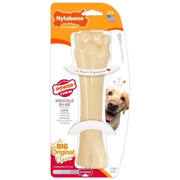 Nylabone Power Chew Original Bone Dog Chew Toy X-Large (1 Count)
