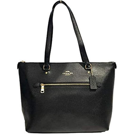 Coach Gallery Tote in Black with Gold Hardware