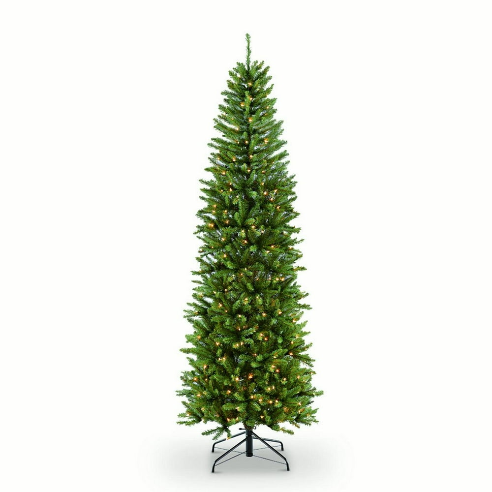4 1/2 ft. Prelit Fraser Fir Pencil Artificial Christmas Tree 150 UL
