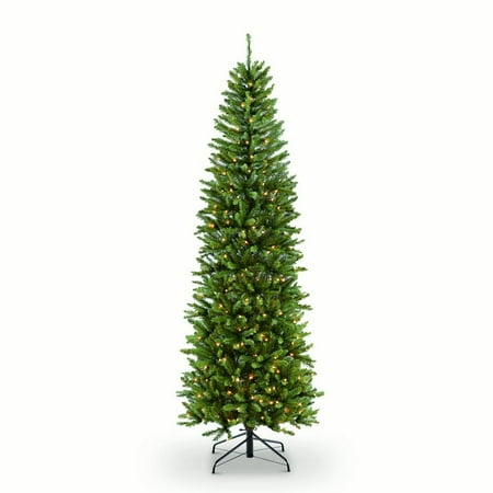 4 1/2 ft. Pre-lit Fraser Fir Pencil Artificial Christmas Tree 150 UL listed Clear Lights
