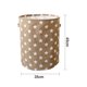thumbnail image 5 of Cesta de ropa sucia plegable, resistente al agua, caja de ropa sucia redonda para el hogar, organizador de juguetes para niños, bolsa de almacenamiento con asa Ormromra 2035344-2, 5 of 8