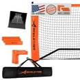 thumbnail image 2 of Portable Pickleball Net System for Indoor and Outdoor | 22ft Long Full Regulation Size Full Pickle Ball Net | includes Floor Markers and Carry Bag | Create full Portable Pickleball Court, 2 of 4
