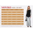 thumbnail image 7 of MOYIKO Color Block Long Sleeve Shirts for Women Crewneck Tunic Tops Casual Pullover Lightweight Sweaters Fall Outfits, 7 of 7