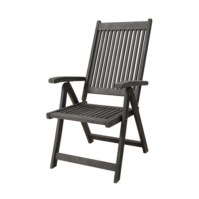 homeroots outdoor 389988 Distressed Outdoor Reclining Chair