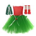 thumbnail image 1 of Disfraz de tutú de Navidad para niña, traje de malla de choque, trajes de fiesta de cumpleaños, regalo de actuación en escenario, 1 of 4