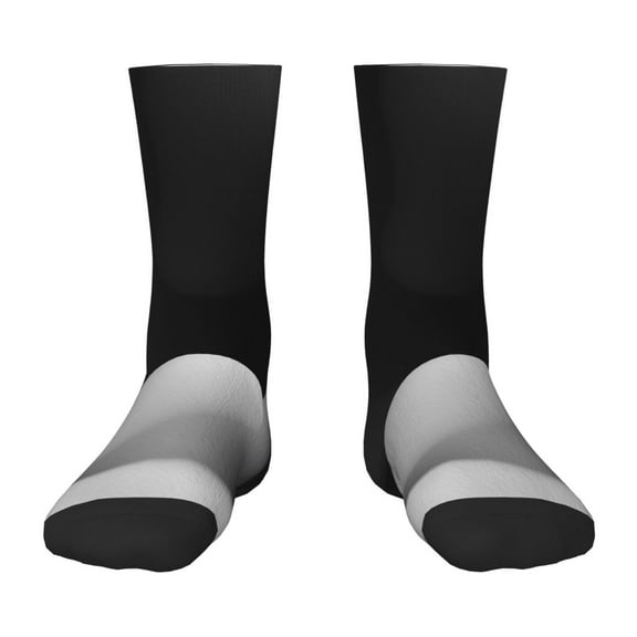 Naloa Black White Fluid Sculpture Kids Socks Unisex Kids and Toddlers' Crew Socks, ,1 Pairs