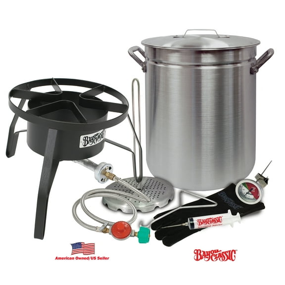 Bayou Classic 42 qt 50,000 BTU Aluminum Turkey Fryer