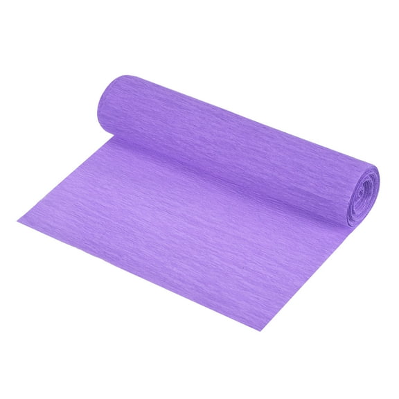 Uxcell Crepe Paper Roll Crepe Paper Decoration 8.3ft L 5.9 Inch W, Pale Purple