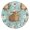 Gold, variant on Cute Capybara with Daisies Garlands Round Wall Clock Silent Analog Battery Operated Gold Pointer Home Decor 9.84" Diameter