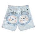 thumbnail image 2 of Lions with Crowns on Heads Cute Boys' Swim Trunks Board Shorts Beach Pants Bathing Bottoms L, 2 of 8