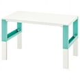 thumbnail image 1 of Home Office Working Desk  (96 * 58 CM) - white/turquoise, 1 of 5
