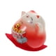 thumbnail image 2 of Figura de gato de la fortuna, decoración asiática, Maneki Neko, adorno creativo de cerámica para el hogar y la oficina, 2 of 7