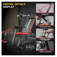 thumbnail image 4 of Adjustable Weight Set with Squat Rack, 600lbs Foldable Workout Bench, 4 of 7