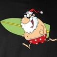 thumbnail image 3 of CafePress - Surfing Santa Long Sleeve Dark T Shirt - Long Sleeve Dark T-Shirt, 3 of 4
