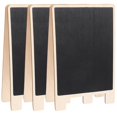 thumbnail image 3 of 3Pcs Wooden Standing Blackboards Wooden Standing Writing Boards (Black), 3 of 3