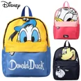 thumbnail image 4 of Disney-mochila de dibujos animados para niños y niñas, morral escolar ligero de gran capacidad con diseño de Pato Donald, Mickey Mouse, guardería, 4 of 5
