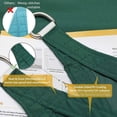 thumbnail image 5 of Vela de sombra rectangular, 2x3m, impermeable, anti UV, impermeable y transpirable, verde oscuro, 5 of 5