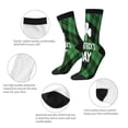 thumbnail image 3 of Rateoe St Patrick's day for Women Casual Calf Socks - Cute Crew Socks - Thin Soft Above Ankle Socks Size 5-11, 3 of 6