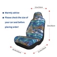 thumbnail image 5 of Yiaed Christmas Tree Print Car Seat Covers,Universal Auto Seats Protector Fits for Car,SUV Sedan,Truck,Automotive Seat Covers & Accessories-2 PCS, 5 of 9