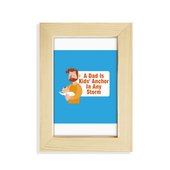 Father Loves Great Harbor Desktop Display Photo Frame Picture Art Painting 5x7 inch