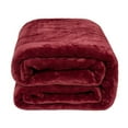thumbnail image 6 of Soft Blanket Solid Color Coral Fleece Plush Microfiber Blanket, 6 of 6