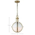 thumbnail image 5 of Nuvo Lighting Lincoln 1 Light Medium Pendant Medium Base 60 Watt Matte White Finish White Opal Glass, 5 of 5