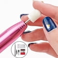 thumbnail image 4 of Taladro de uñas eléctrico Brocas de archivo intercambiables profesionales para mujeres plata Sunnimix Taladro de uñas, 4 of 8