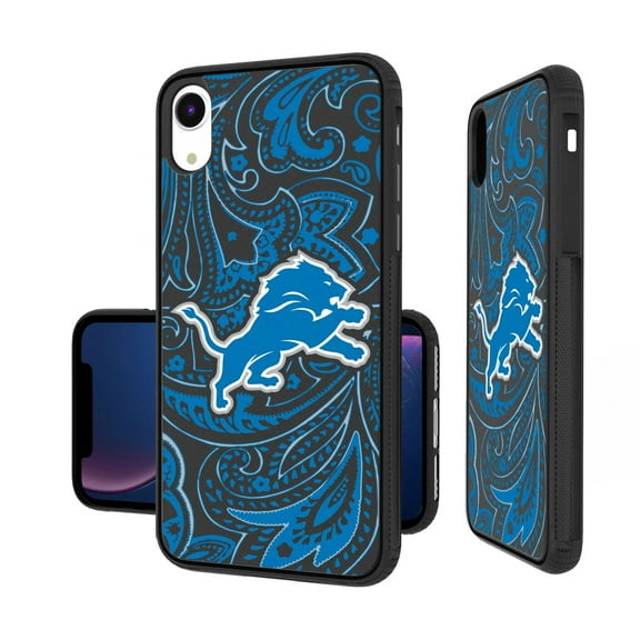 Detroit Lions iPhone Paisley Design Bump Case