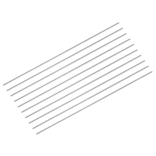 Unique Bargains 0.5x60mm (Dia -0/-0.01mm) Rond Tige d'Acier 63-65 HRC HSS Outil de Barre de Tour 10Pack